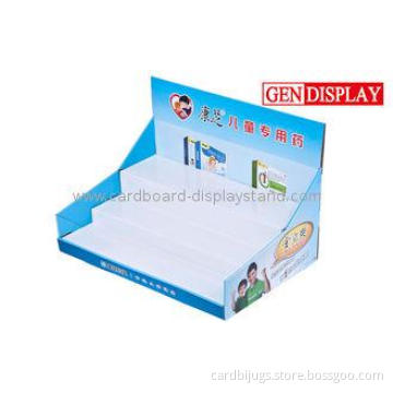 Glossy Advertising Counter Display Stands With Customized S